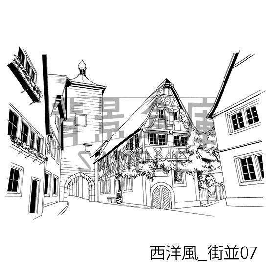 西洋風の背景集vol.2(配送商品)