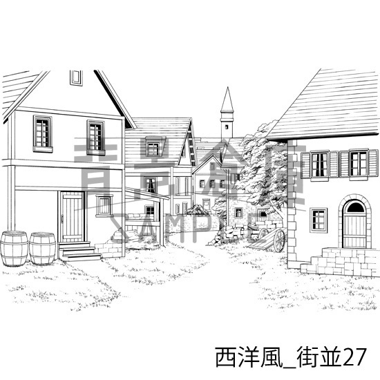 西洋風の背景集vol.2(配送商品)