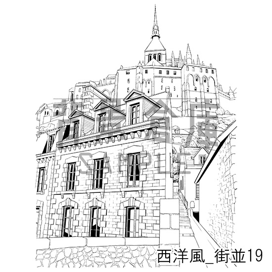 西洋風の背景集vol.2(配送商品)