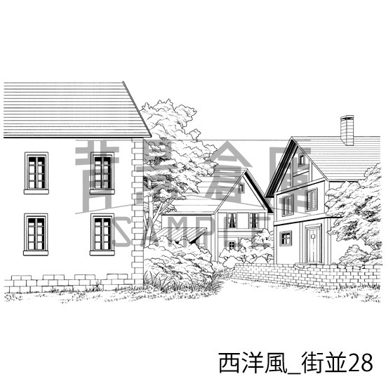 西洋風の背景集vol.2(配送商品)