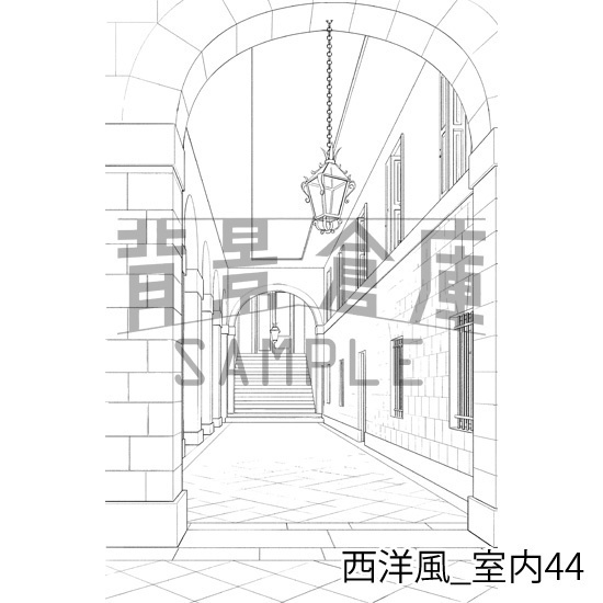 西洋風_背景素材集17(外観 室内)