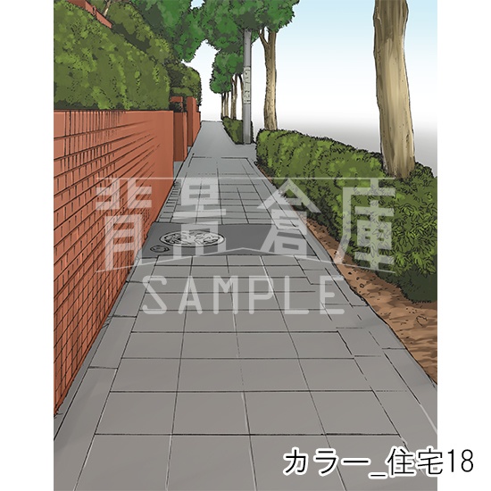 カラー背景集_セット23(住宅)