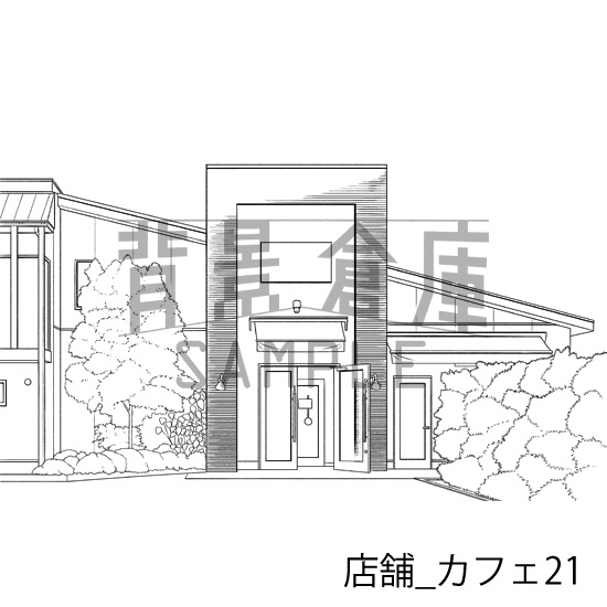 店舗_背景素材集16(カフェ)