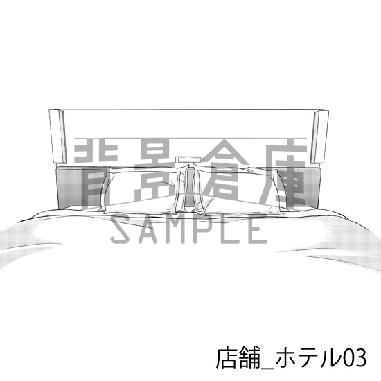 店舗_背景素材集6(ホテル)_トーン