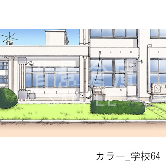 カラー_背景素材集26(学校)