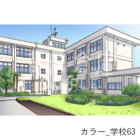 カラー_背景素材集26(学校)