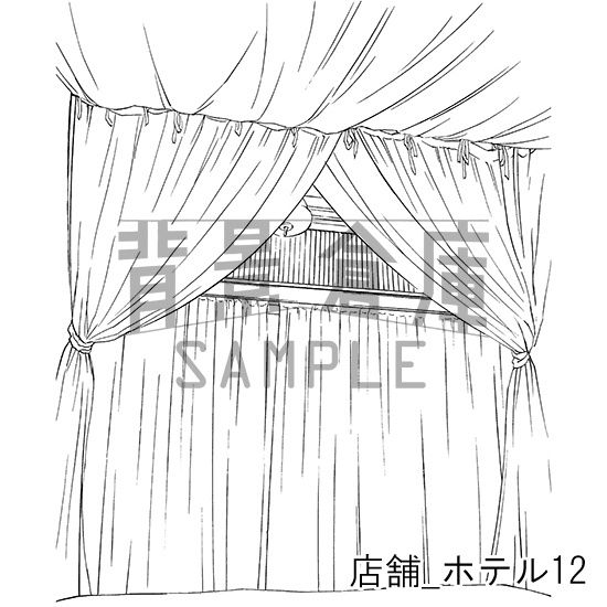 店舗_背景素材集7(ホテル)_トーン