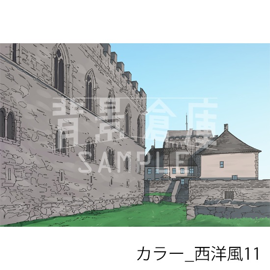 カラー_背景素材集30(西洋風)