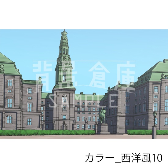 カラー_背景素材集30(西洋風)