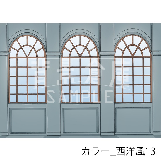 カラー_背景素材集31(西洋風)