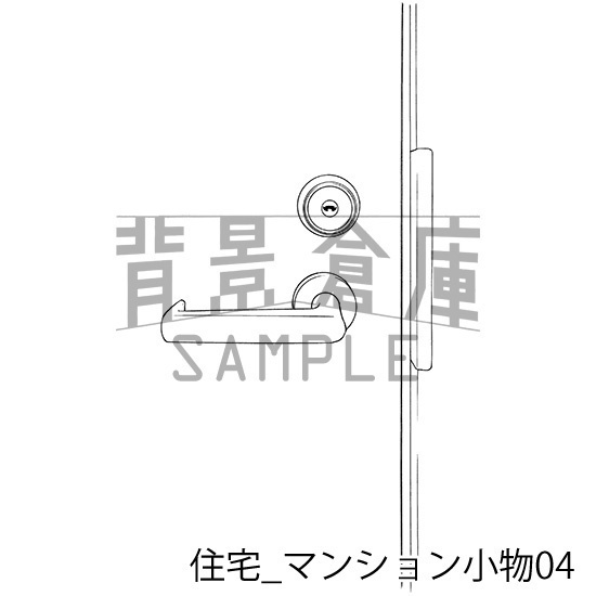 住宅の背景集_セット10(マンション小物)