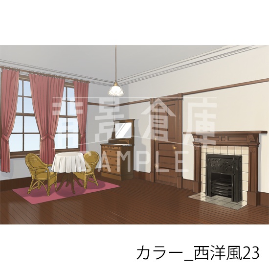 カラー_背景素材集33(西洋風)