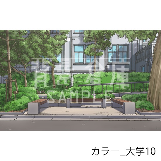 カラー_背景素材集35(大学)