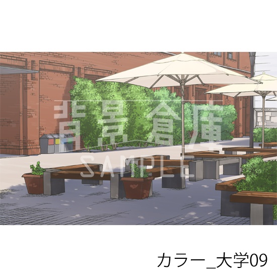 カラー_背景素材集35(大学)