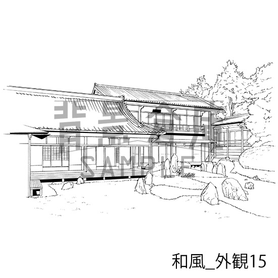 和風の背景集_セット9(外観)