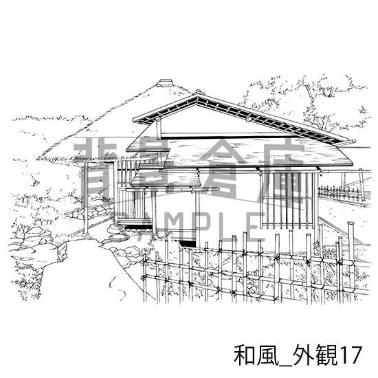 和風の背景集_セット9(外観)