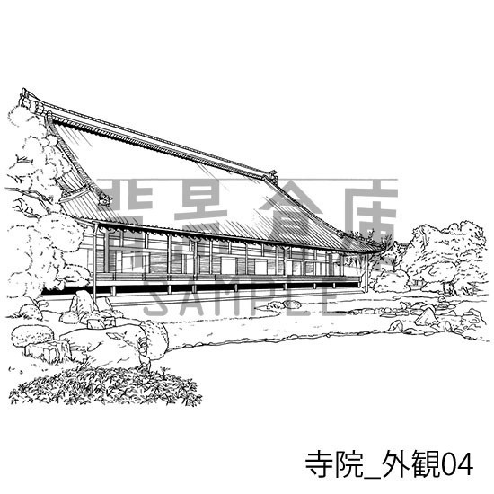 寺院の背景集_セット1