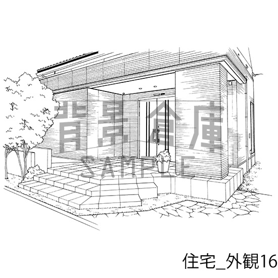 住宅の背景集vol.1(配送商品)