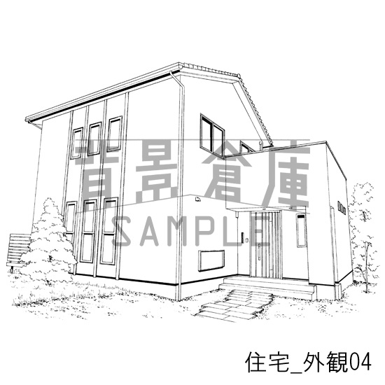 住宅の背景集vol.1(配送商品)