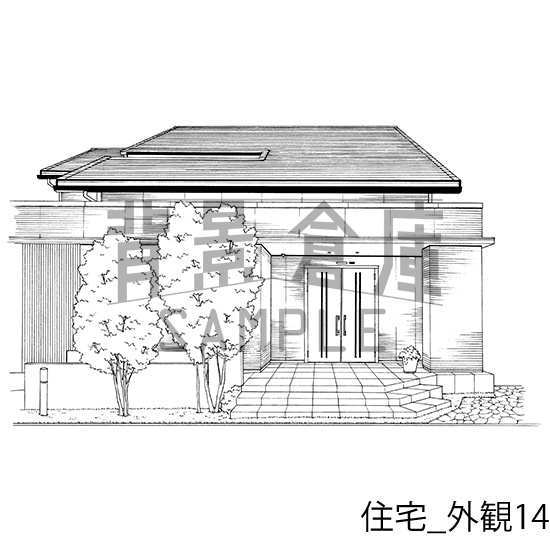 住宅の背景集vol.1(配送商品)