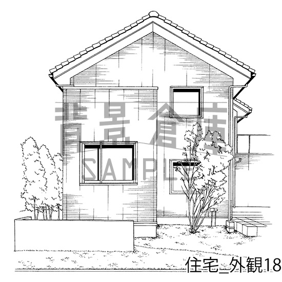 住宅の背景集vol.1(配送商品)