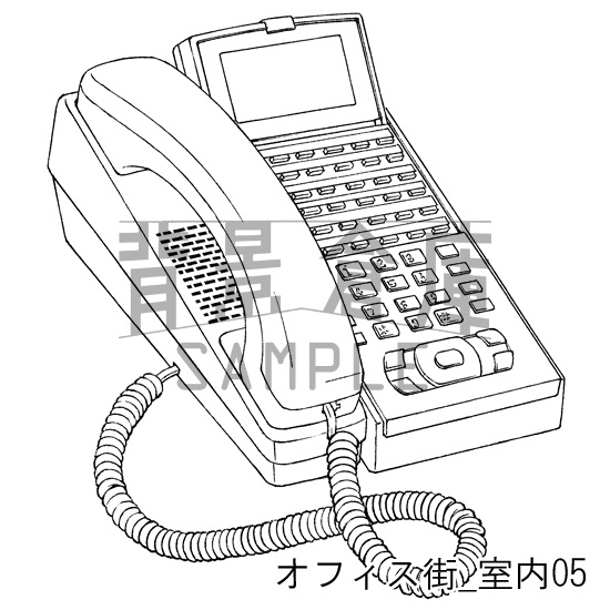 オフィス街の背景集_セット4(室内)