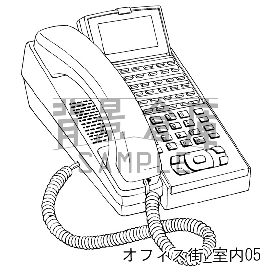 オフィス街の背景集_セット4(室内)