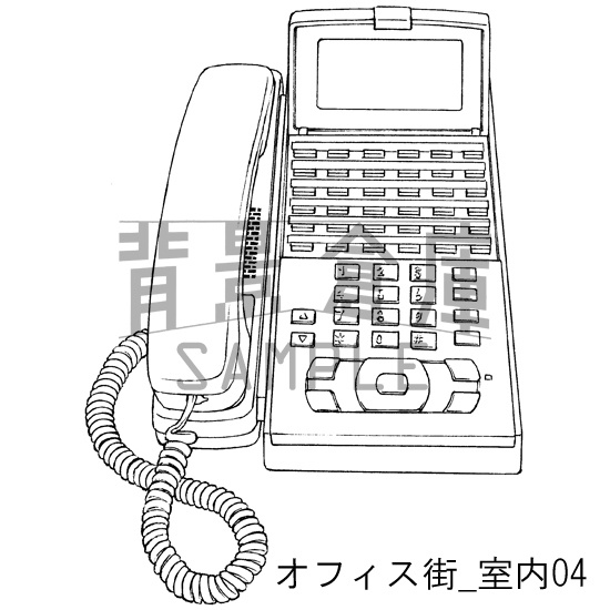 オフィス街の背景集_セット4(室内)