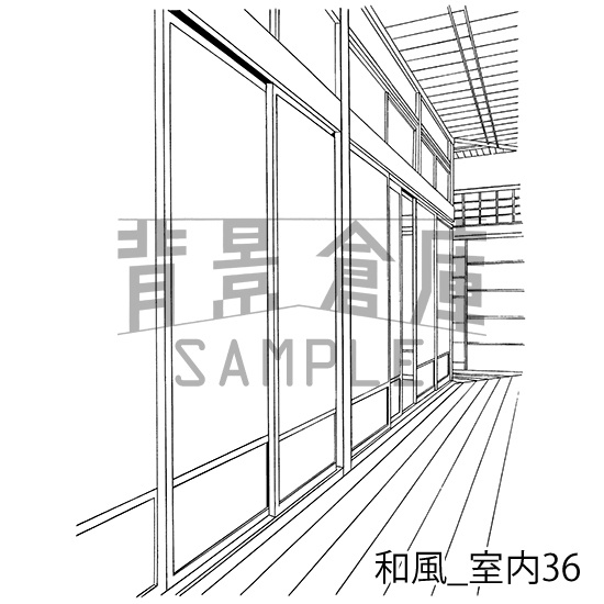 和風の背景集_セット14(室内)