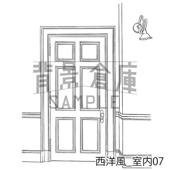 西洋風の背景集_セット2(室内)