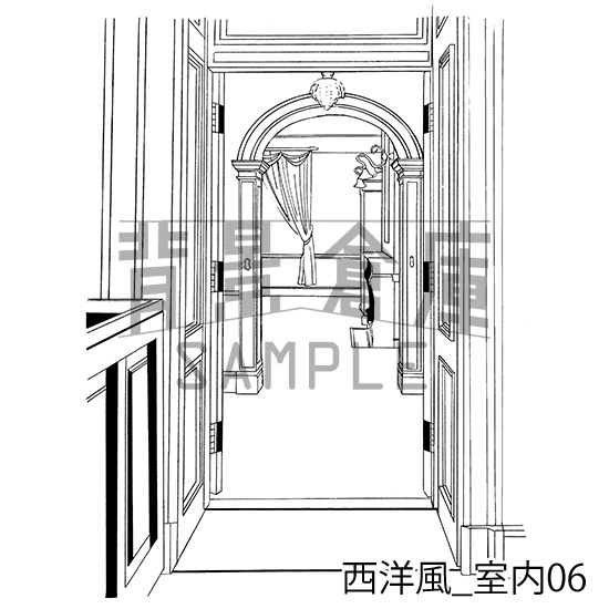 西洋風の背景集_セット2(室内)