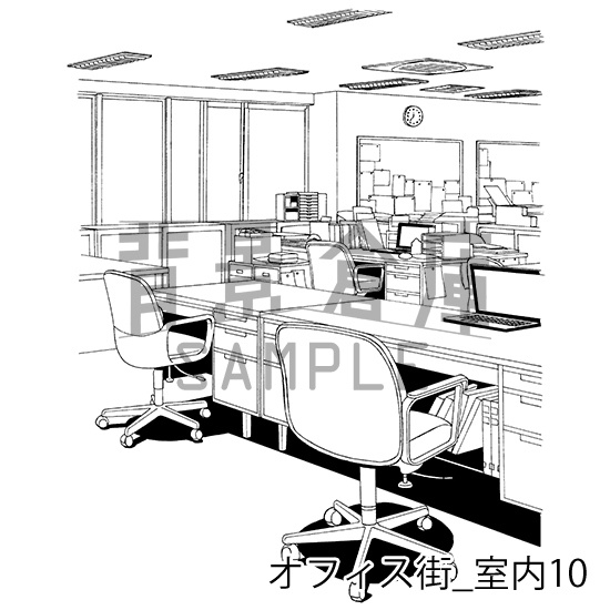 オフィスの背景集vol.1(配送商品)