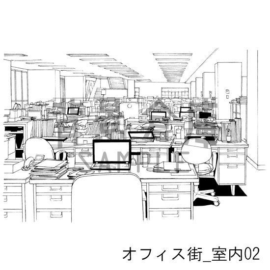 オフィスの背景集vol.1(配送商品)
