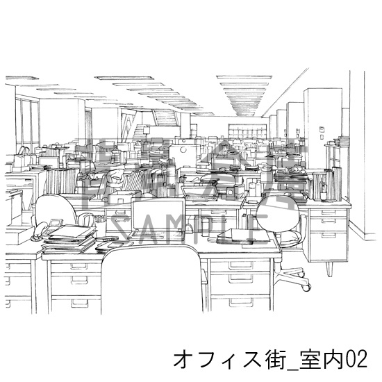 オフィスの背景集vol.1(配送商品)