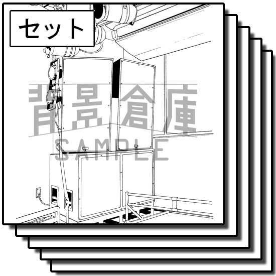 アミューズメント施設の背景集_セット4(ライブハウス)