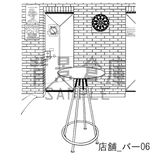 店舗の背景集_セット1(バー)