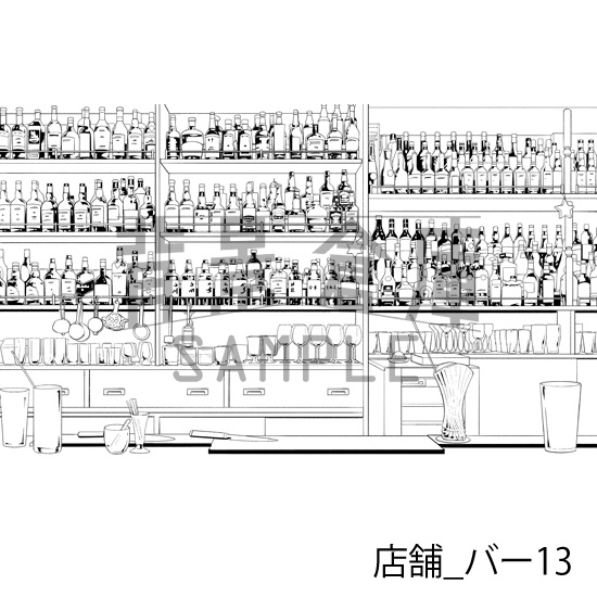 店舗の背景集vol.3(配送商品)