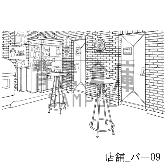 店舗の背景集vol.3(配送商品)
