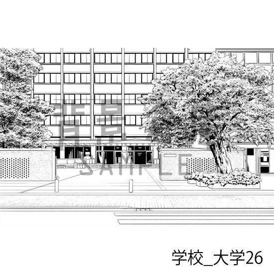 学校の背景集vol.3(配送商品)