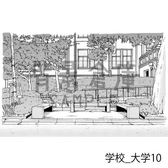 学校の背景集vol.3(配送商品)