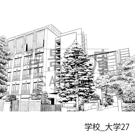 学校の背景集vol.3(配送商品)