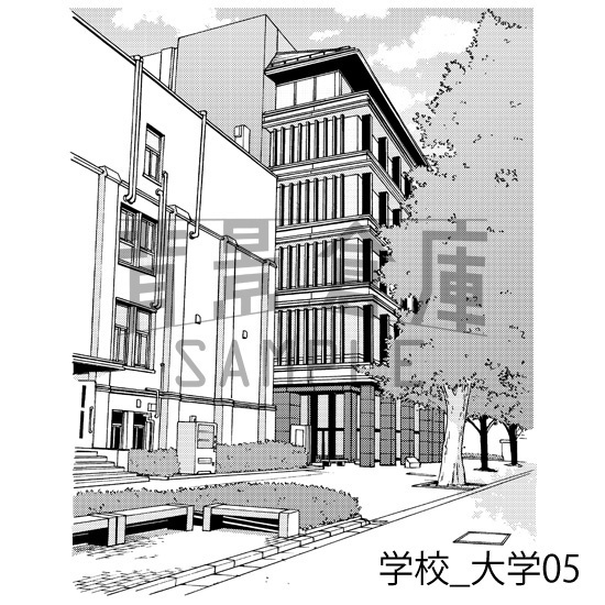学校の背景集vol.3(配送商品)