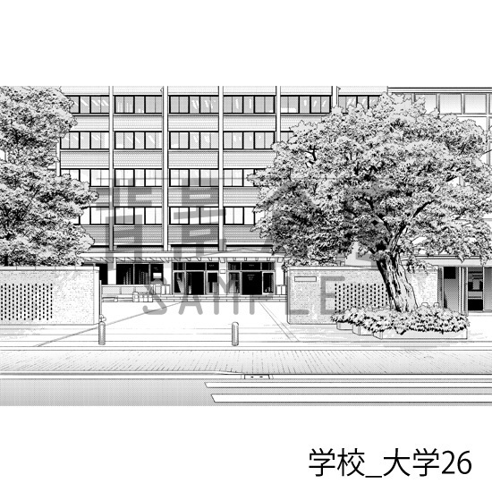 学校の背景集vol.3(配送商品)