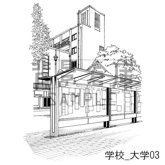 学校の背景集vol.3(配送商品)