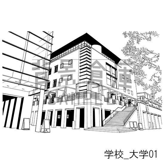 学校の背景集vol.3(配送商品)