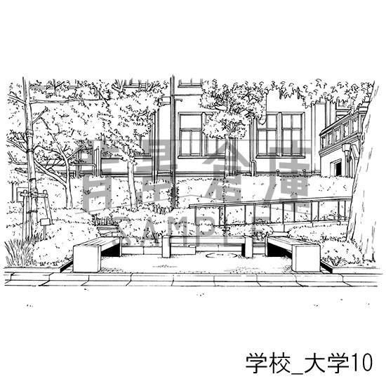 学校の背景集vol.3(配送商品)