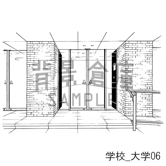 学校の背景集vol.3(配送商品)