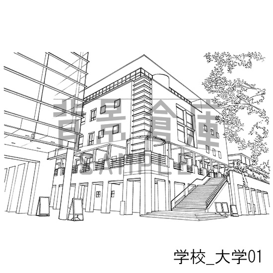 学校の背景集vol.3(配送商品)