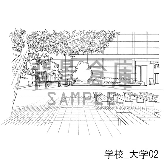 学校の背景集vol.3(配送商品)