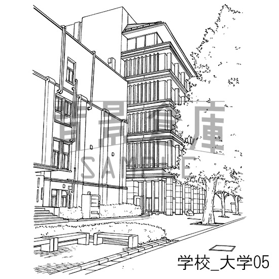 学校の背景集vol.3(配送商品)